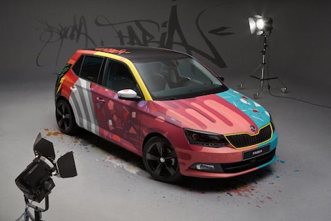 Kleurrijke Tsjech: Skoda Fabia Art Car