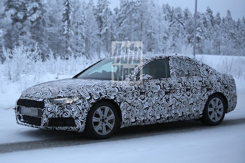 Nieuwe Audi A4 laat meer zien in sneeuw