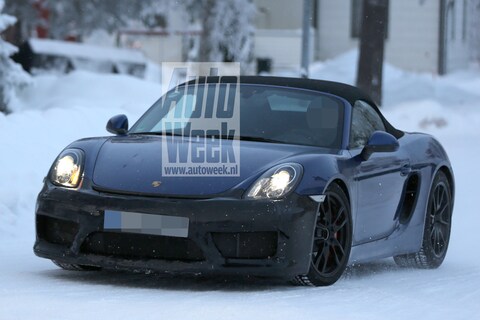 Porsche test met heftige Boxster