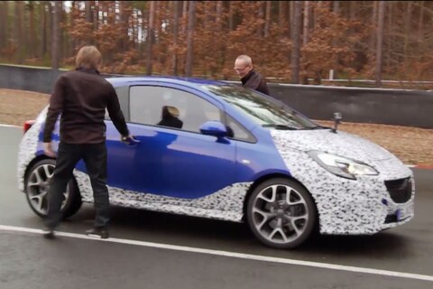 Opel Corsa OPC teaser, klaar voor Genève