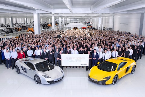 5.000e McLaren uit Super Series gebouwd