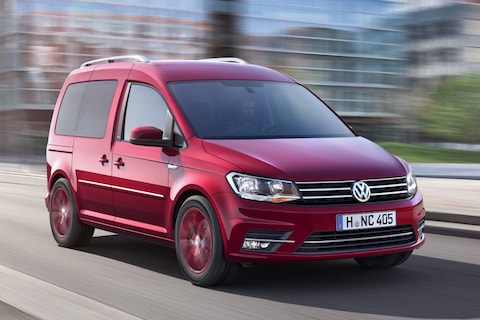 Gloednieuwe Volkswagen Caddy onderweg