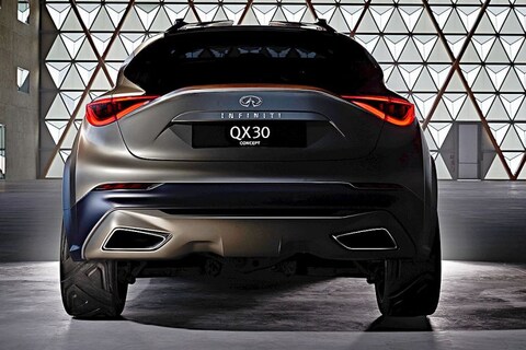 Infiniti QX30 Concept warmt op voor Genève