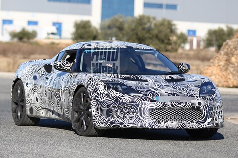 Lotus Evora terug van de snijtafel