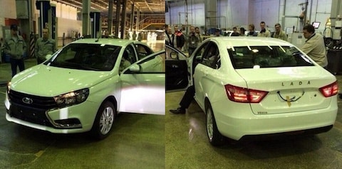 Productieversie Lada Vesta gespot