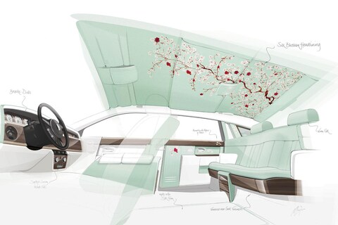 Rolls-Royce met zijdezachte Phantom naar Genève