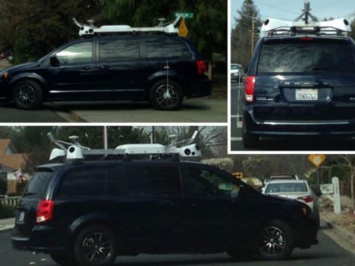 Test-Dodge van Apple