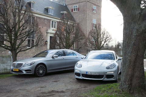 Dubbeltest - Mercedes S500 E vs. Porsche Panamera S E-Hybrid