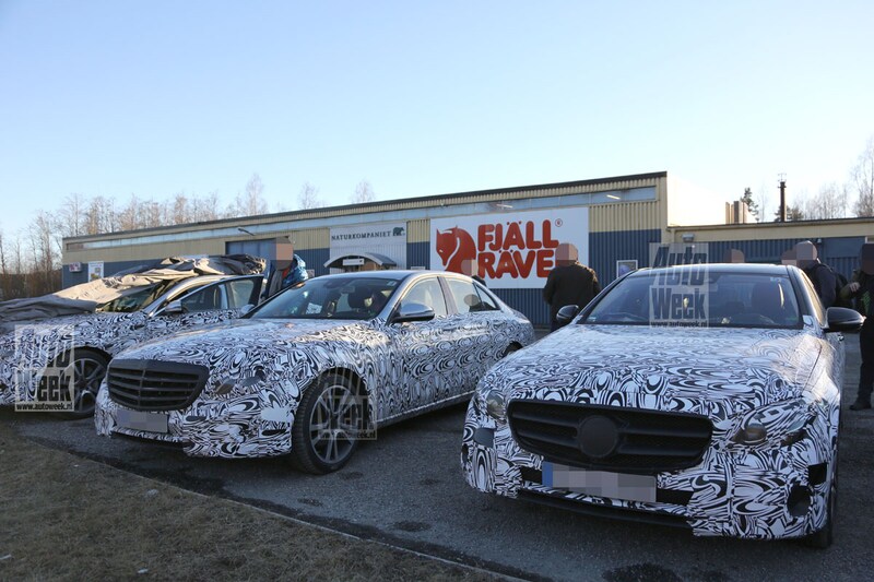Mercedes E-klasse spyshot