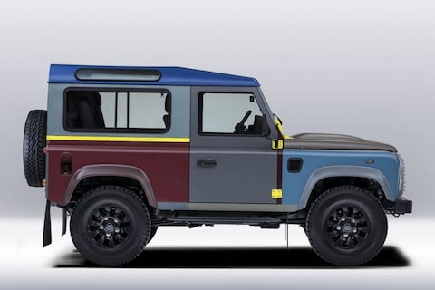 Land Rover Defender aangepakt door Paul Smith