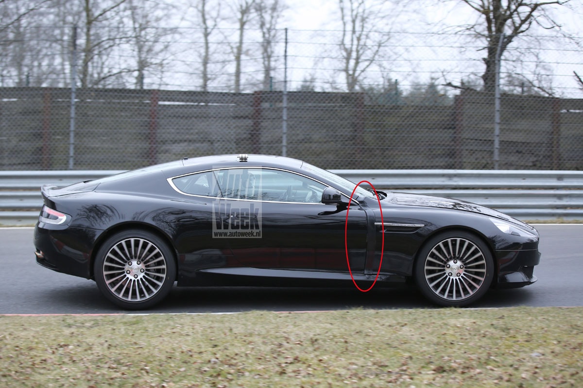 Aston Martin DB9 mule (foto SB-Medien)