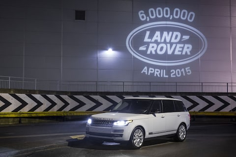 Land Rover bouwt z'n 6 miljoenste