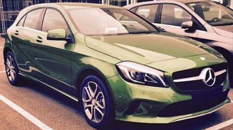 Mercedes A-klasse facelift ongecamoufleerd gespot