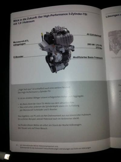 Volkswagen 1.0 TSI 272 pk