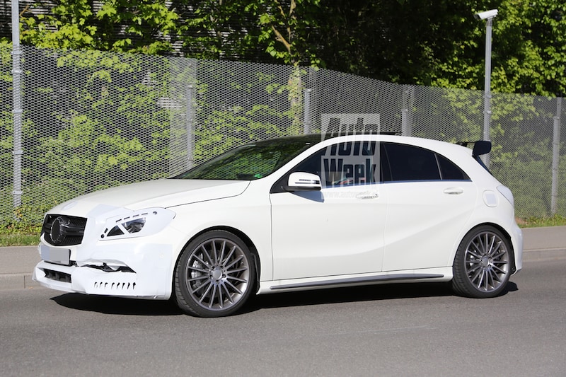 Mercedes A 45 AMG spyshots facelift