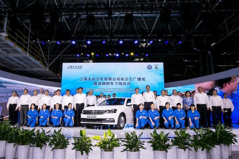 Volkswagen opent nieuwe fabriek in China