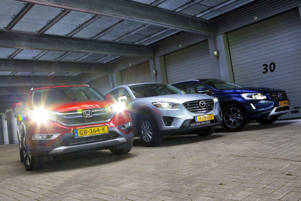 Honda CR-V - Mazda CX-5 - Volvo XC60