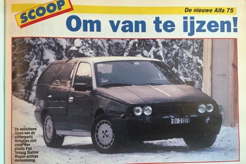 Alfa Romeo 155 spionage (AutoWeek 23 1990)
