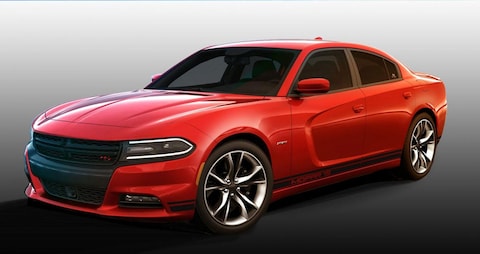 Dodge Charger met Mopar-versiering