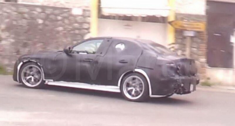 Alfa Romeo Giulia spyshot