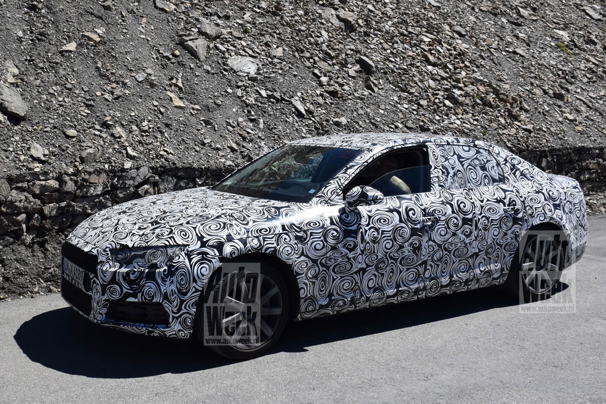 Audi A4 spyshots