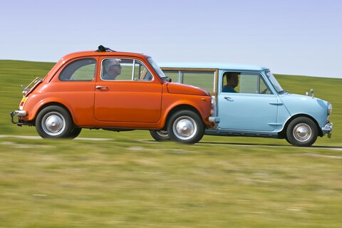 Classics Test - Fiat 500 en Mini Countryman
