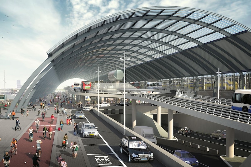 Michiel de Ruijtertunnel Amsterdam CS