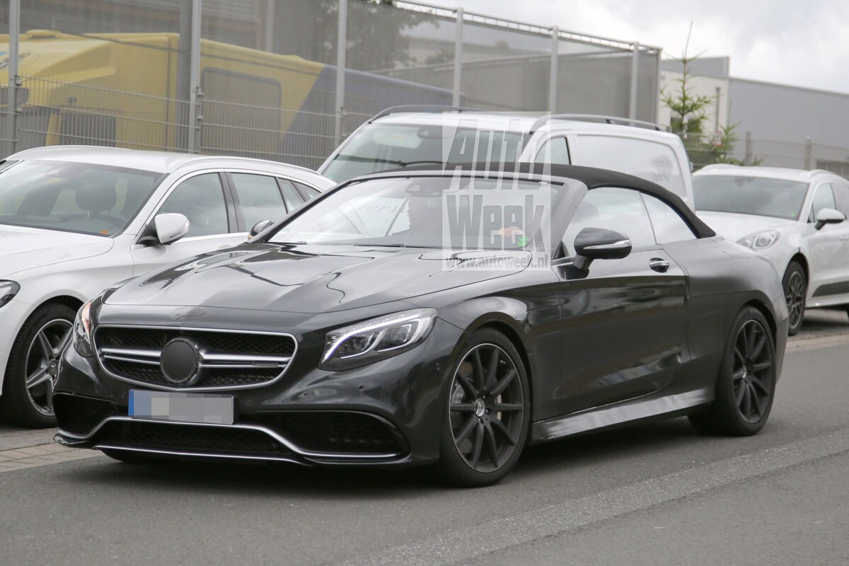 Mercedes S-klasse Cabrio spyshots
