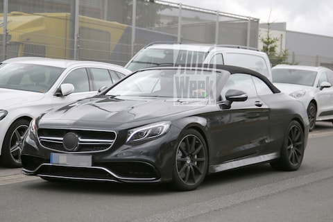 Mercedes S-klasse Cabrio met AMG-spieren