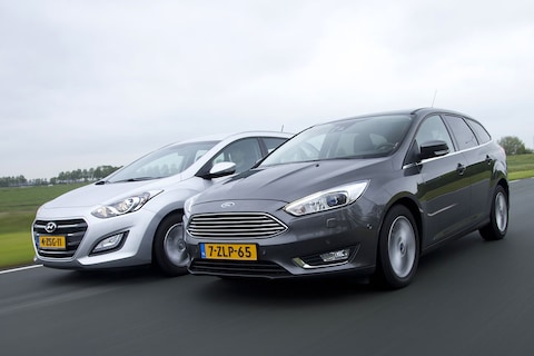 Hyunda i30 Wagon 1.6 CRDi-Ford Focus Wagon 1.5 TDCi