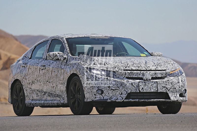 Honda Civic Sedan spyshots