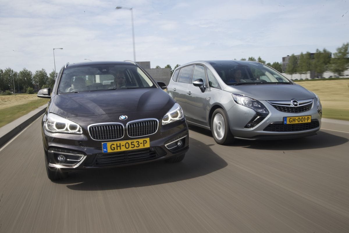 BMW 2-serie Gran Tourer - Opel Zafira Tourer
