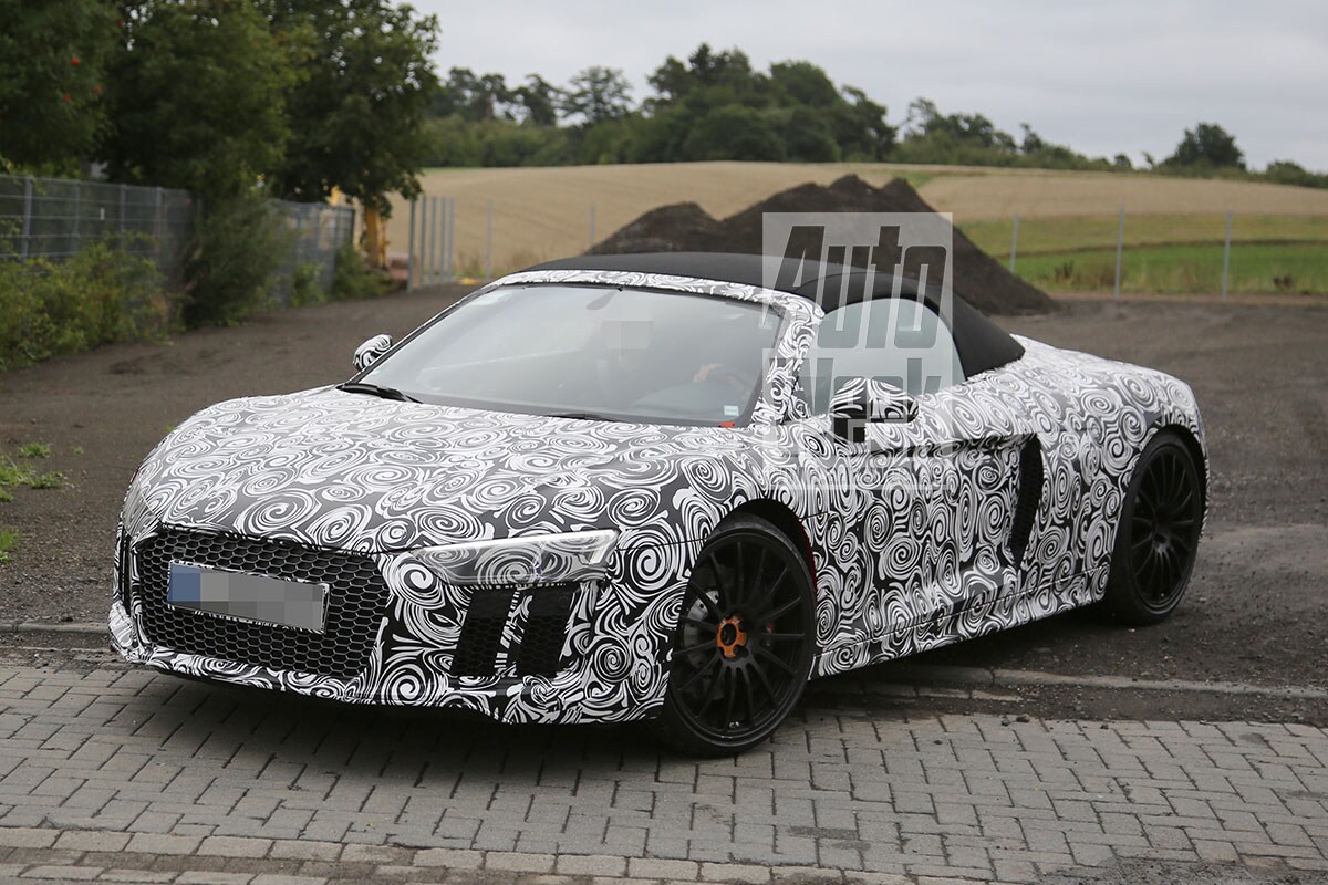 Spyshots Audi R8 Spyder