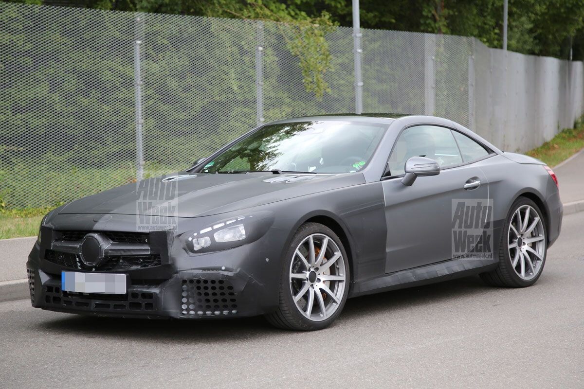 Mercedes SL 63 AMG spionage