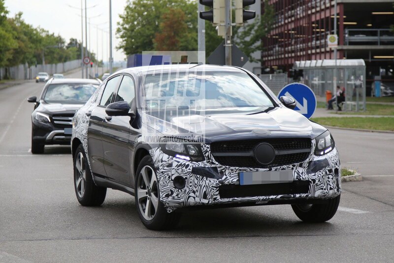 Mercedes GLC-klasse Coupé spyshots