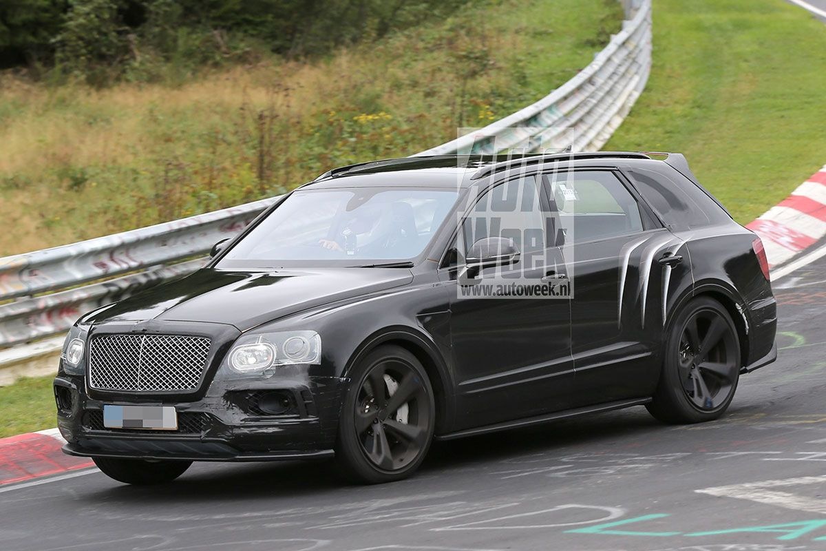 Bentley Bentayga Speed spyshots