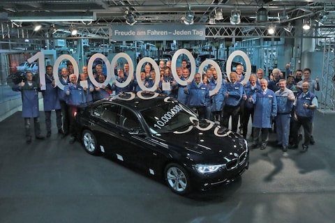 Tien miljoenste BMW 3-serie geproduceerd