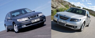 Saab 9-5 origineel en facelift
