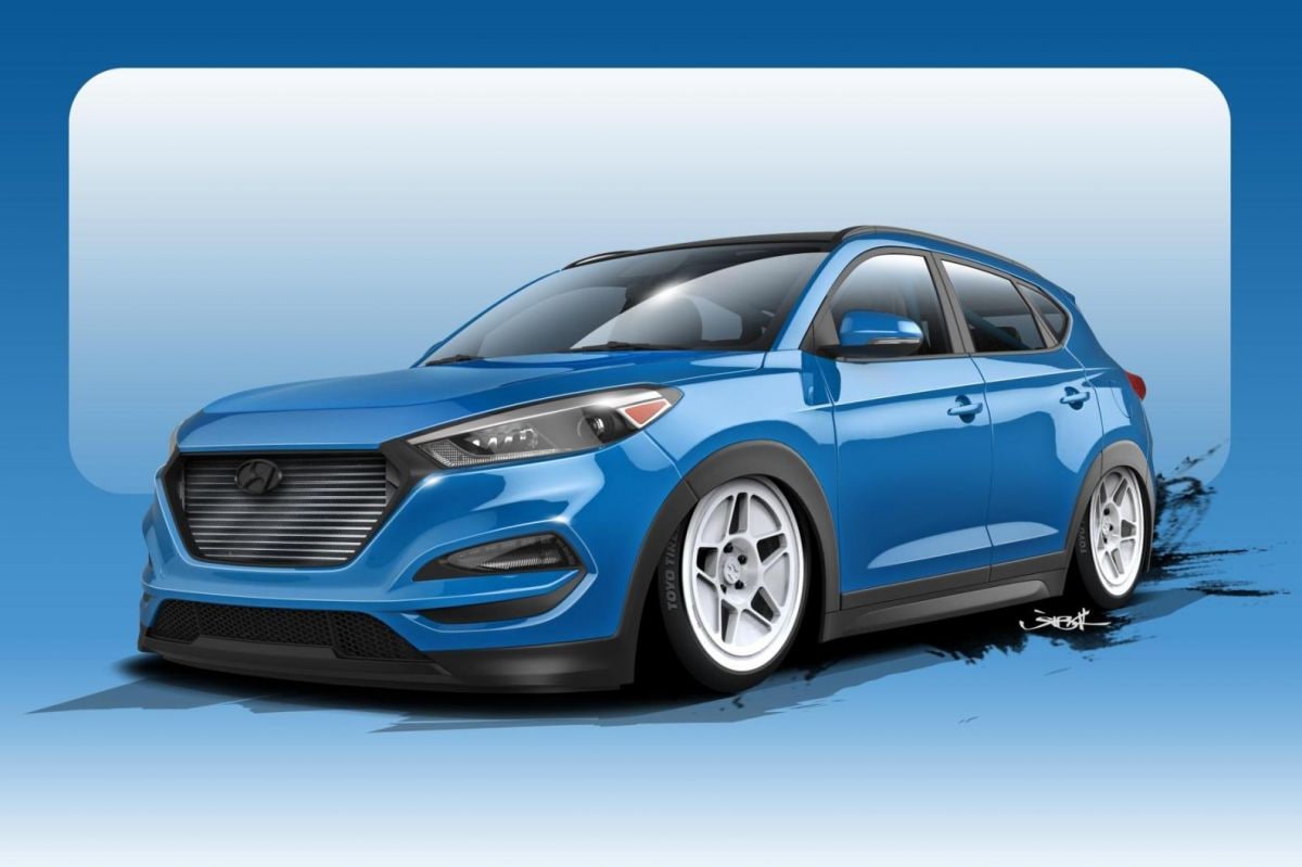 Hyundai Tucson SEMA Brute Ute