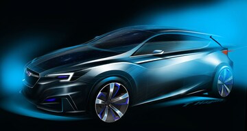 Subaru Impreza 5door Concept schets