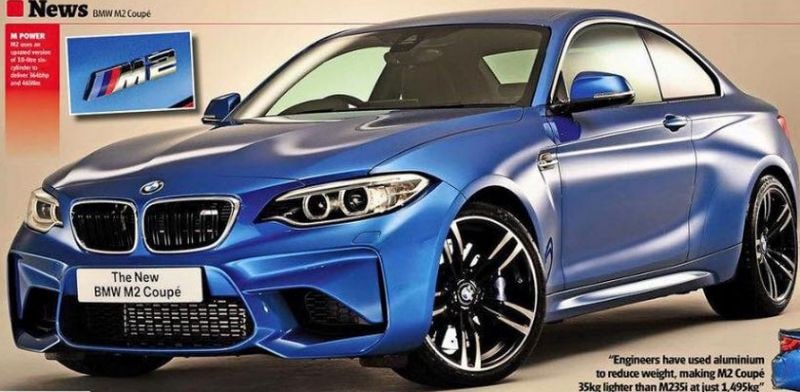 BMW M2 gelekt