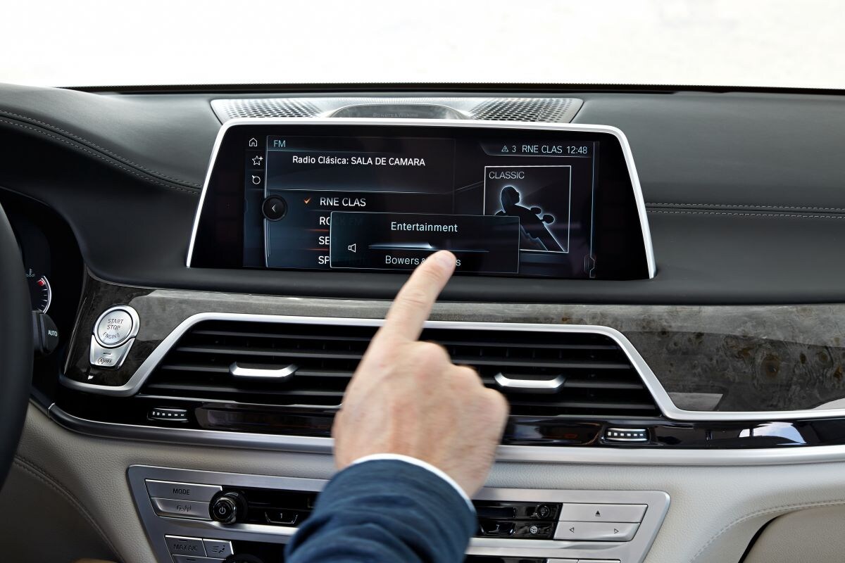 BMW 7-serie infotainment