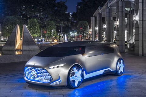 Mercedes Vision Tokyo past naadloos bij metropool