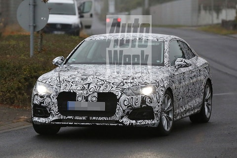 Nieuwe Audi A5 verkent Nürburgring