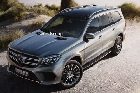 Ook voorkant Mercedes GLS in vol ornaat gelekt