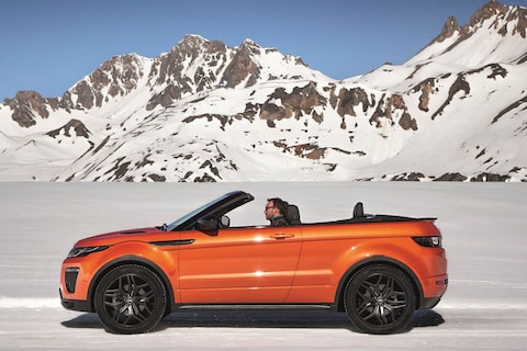 Range Rover Evoque Convertible gooit de haren los