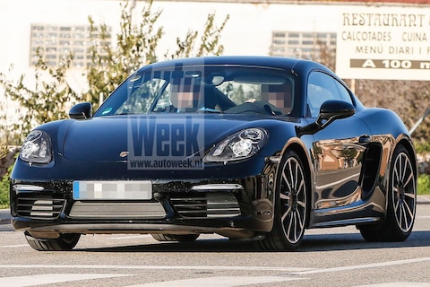 Gefacelifte Porsche Cayman ongecamoufleerd