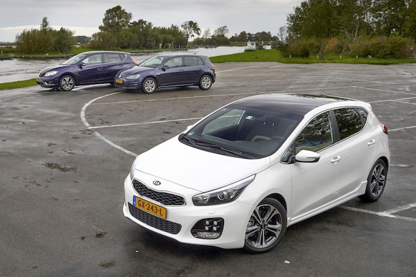 Nissan Pulsar - Volkswagen Golf- Kia Cee'd
