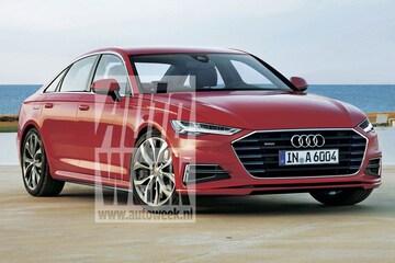 Audi A6 - illustratie Larson