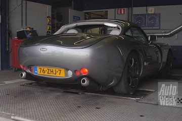 Op de Rollenbank - TVR Tuscan
